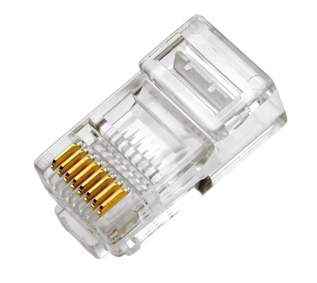 Modularstecker RJ 45 ungeschirmt für flexible Leiter, 50 Stück