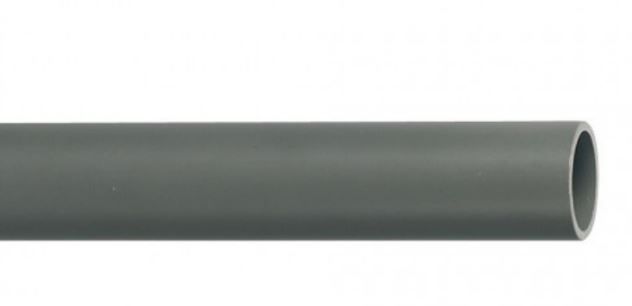 Stangenrohr 50mm grau RAL7037