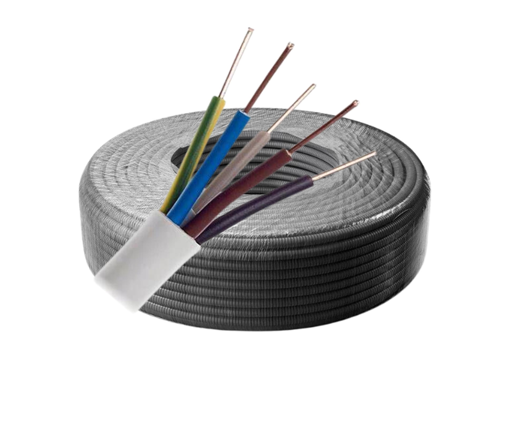 Rollenrohr mit NHXMH 5G1,5mm2